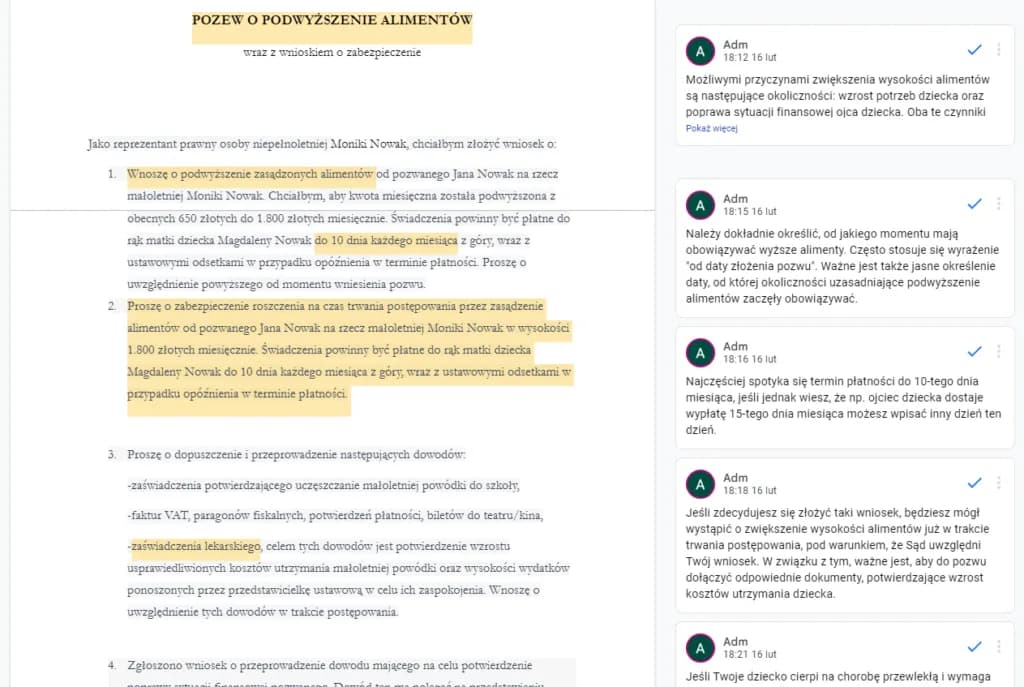 Jak skutecznie napisać wniosek o podwyższenie alimentów krok po kroku